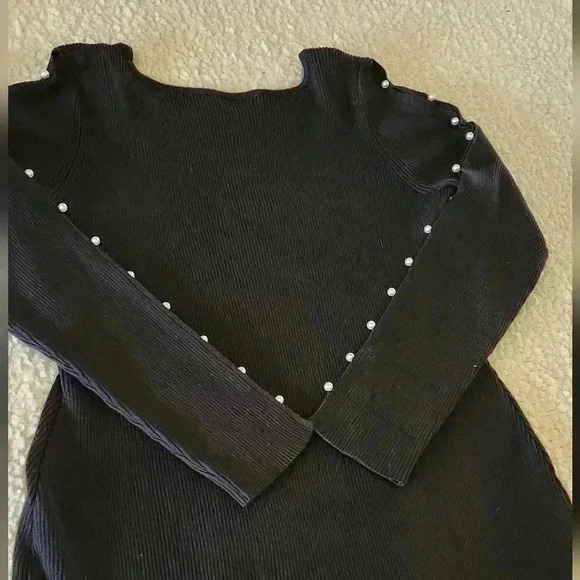 BY & BY  pearl sweater dress, junior's XXL - Picture 6 of 9